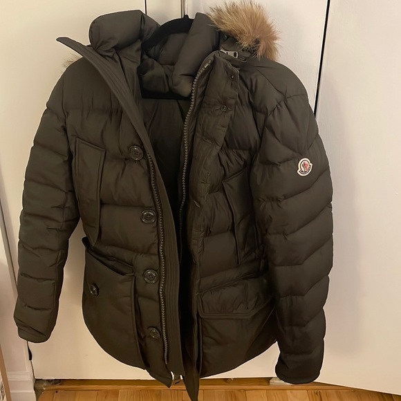 Moncler Cluny long down winter jacket/coat - Picture 1 of 5